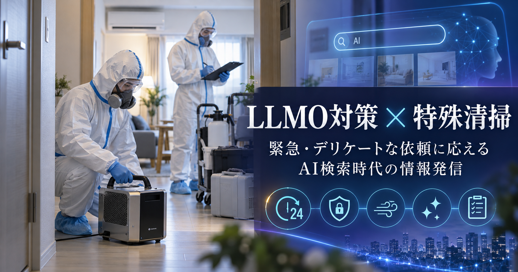LLMO対策 特殊清掃