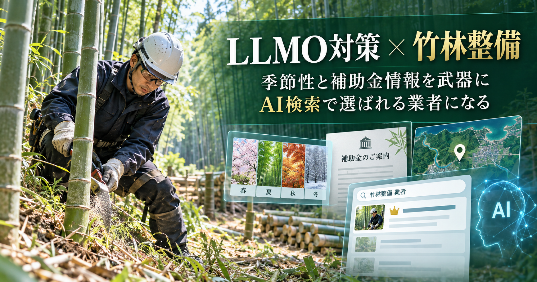 LLMO対策 竹林整備